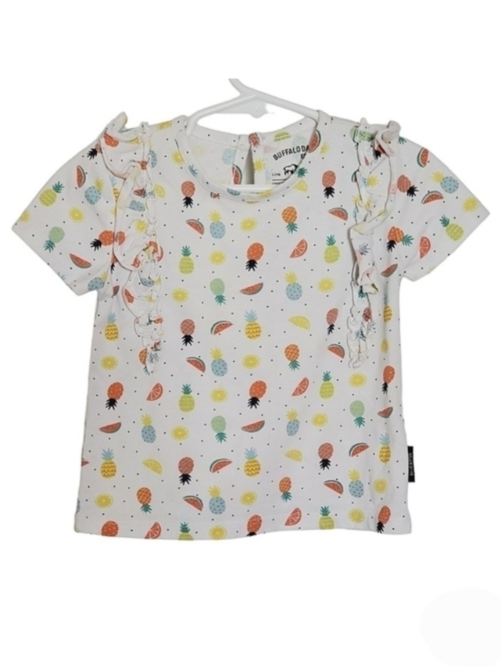 K1014 * Buffalo David Bitton Girls Fruit Print Tee Size 3T